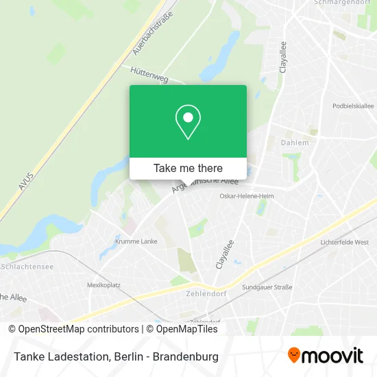 Tanke Ladestation map