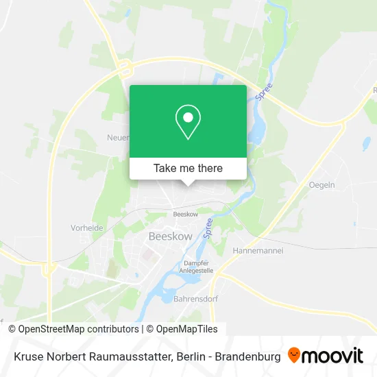 Kruse Norbert Raumausstatter map