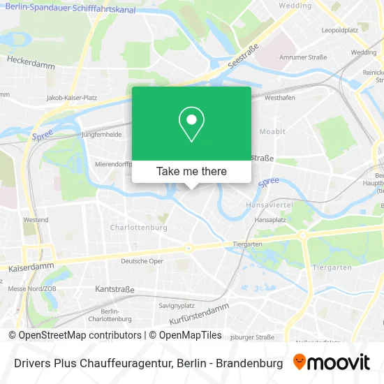 Drivers Plus Chauffeuragentur map