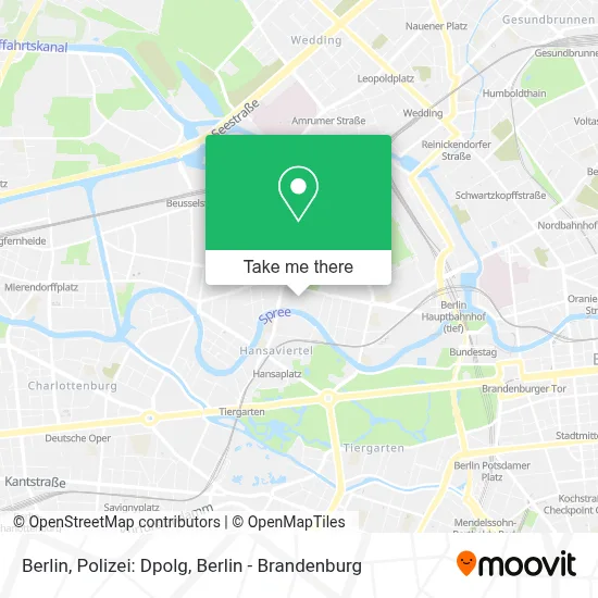 Berlin, Polizei: Dpolg map