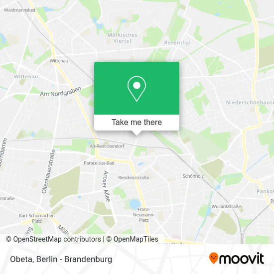 Obeta map