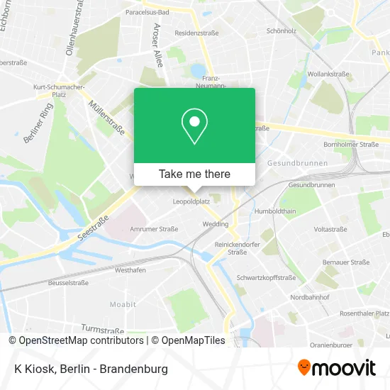 K Kiosk map