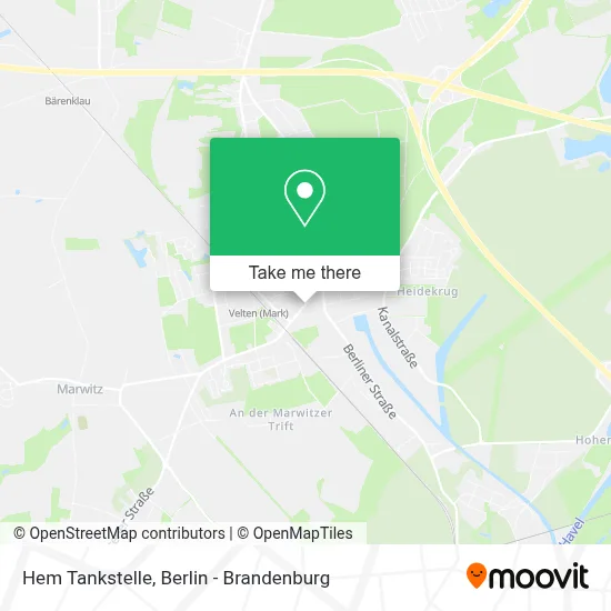 Hem Tankstelle map
