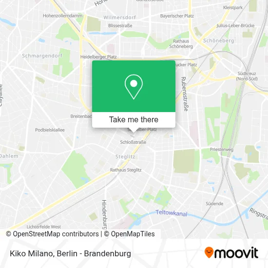 Kiko Milano map