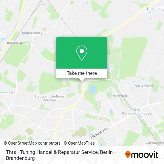 Thrs - Tuning Handel & Reparatur Service map