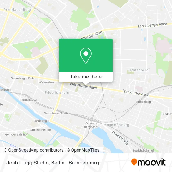Josh Flagg Studio map