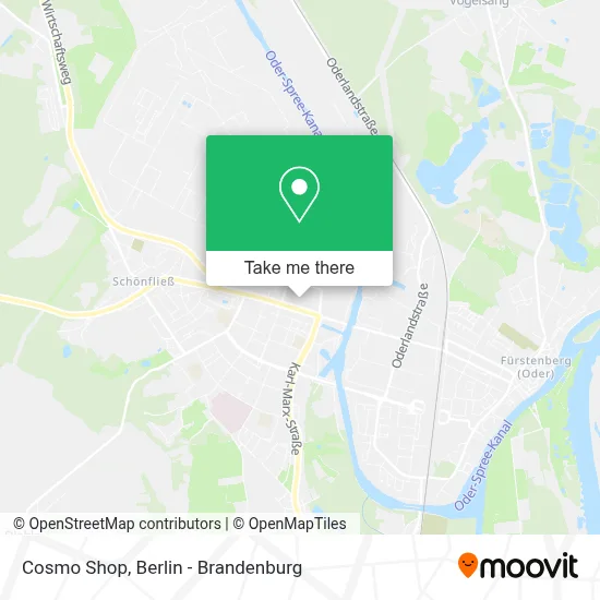 Cosmo Shop map