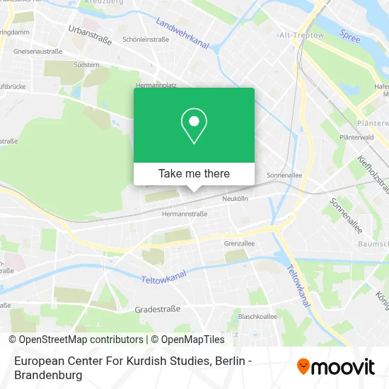 European Center For Kurdish Studies map