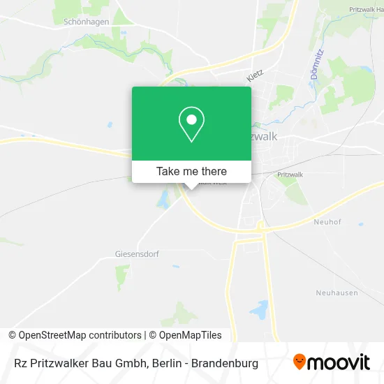 Rz Pritzwalker Bau Gmbh map