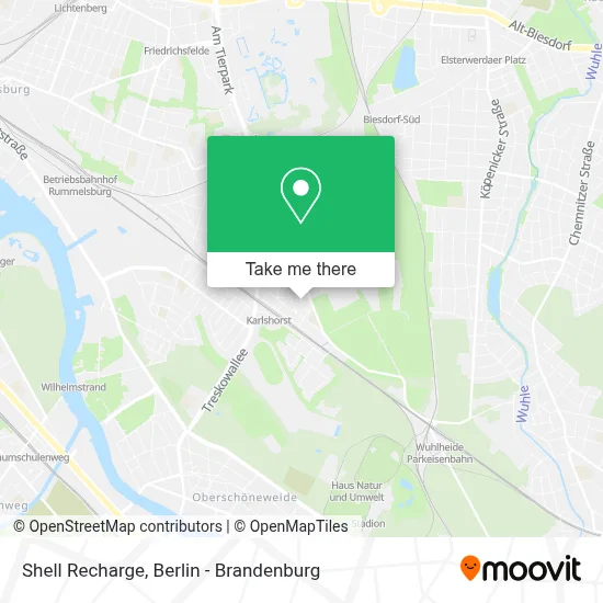 Shell Recharge map