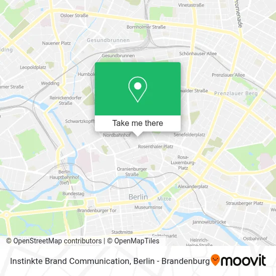 Instinkte Brand Communication map