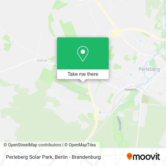 Perleberg Solar Park map