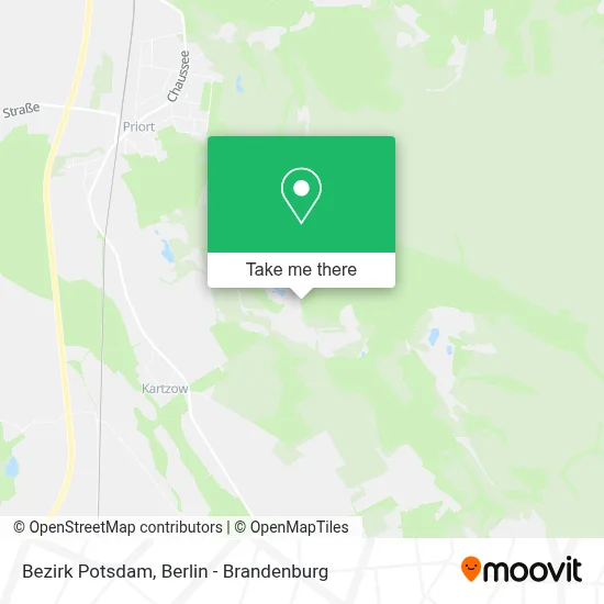 Bezirk Potsdam map