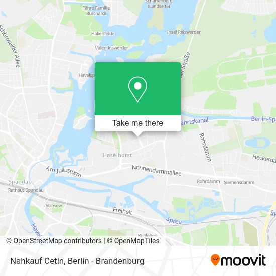 Nahkauf Cetin map