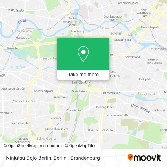 Ninjutsu Dojo Berlin map