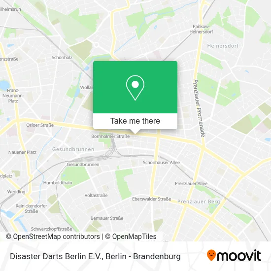 Disaster Darts Berlin E.V. map