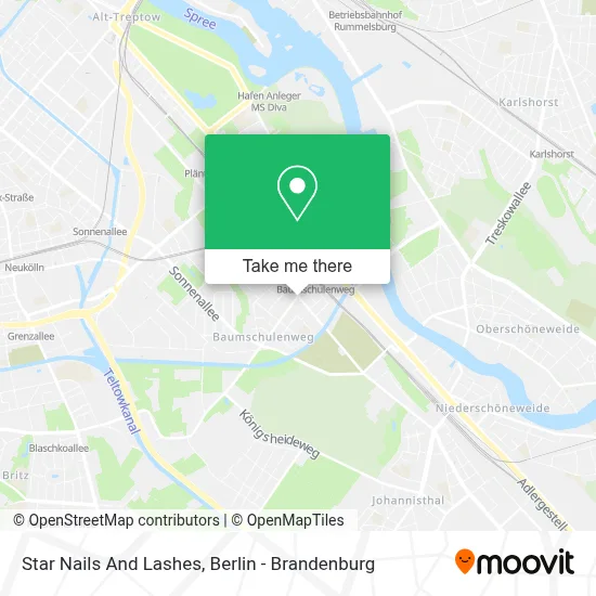 Star Nails And Lashes map