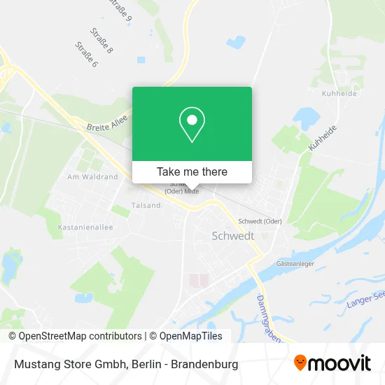 Mustang Store Gmbh map