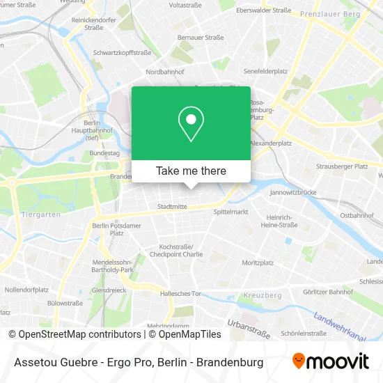 Assetou Guebre - Ergo Pro map