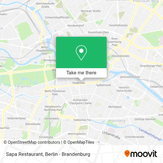 Sapa Restaurant map