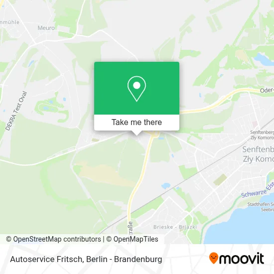 Autoservice Fritsch map