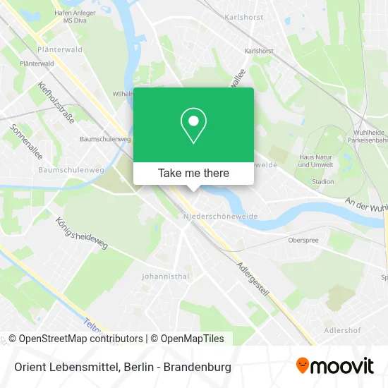 Orient Lebensmittel map