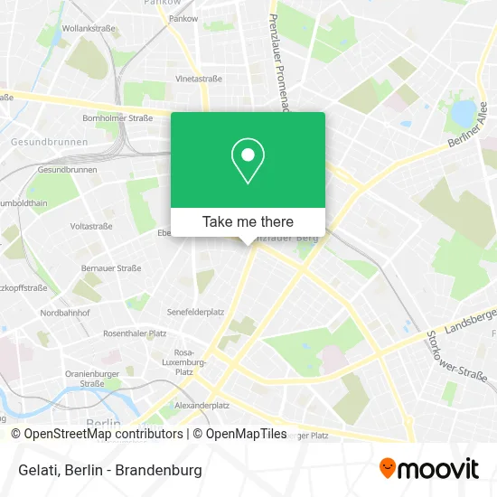 Gelati map