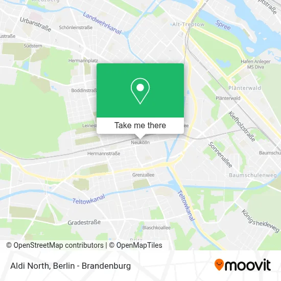 Aldi Nord map