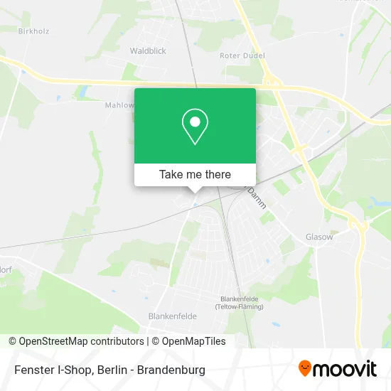 Fenster I-Shop map