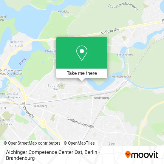 Aichinger Competence Center Ost map