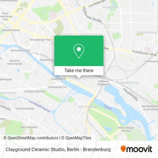 Clayground Ceramic Studio map