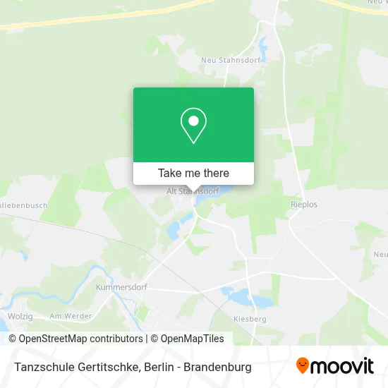 Tanzschule Gertitschke map