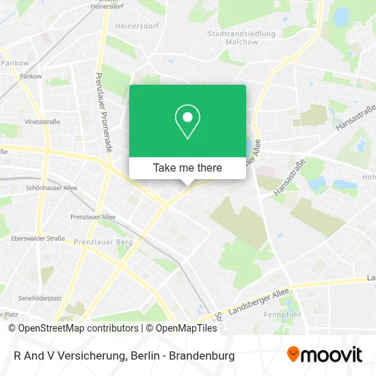 R And V Versicherung map