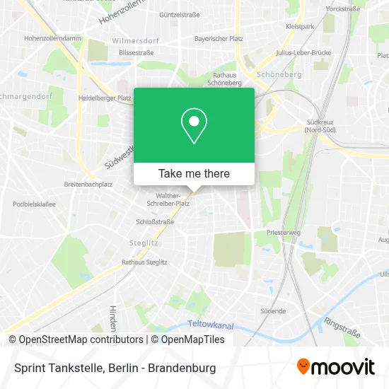 Sprint Tankstelle map