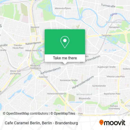 Cafe Caramel Berlin map