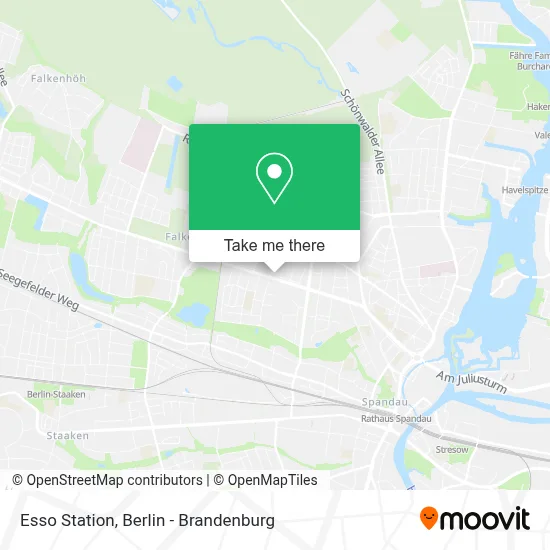 Esso Station map