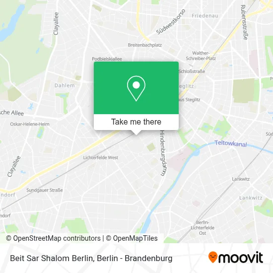 Beit Sar Shalom Berlin map
