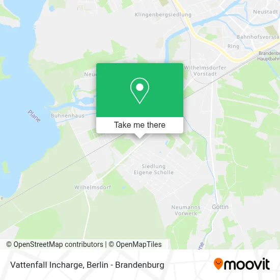 Vattenfall Incharge map