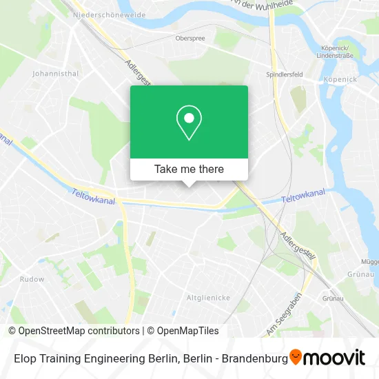 Elop Training Engineering Berlin map
