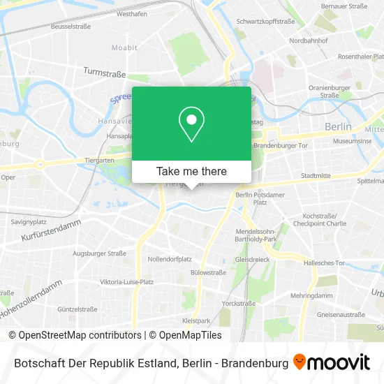 Botschaft Der Republik Estland map