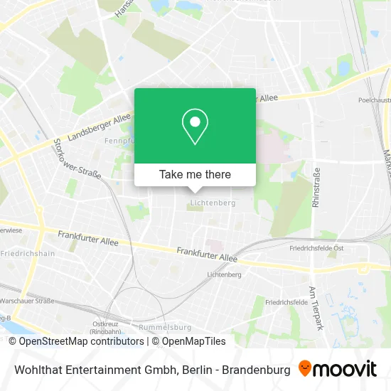 Wohlthat Entertainment Gmbh map