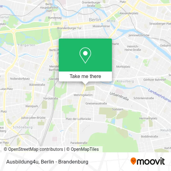 Ausbildung4u map