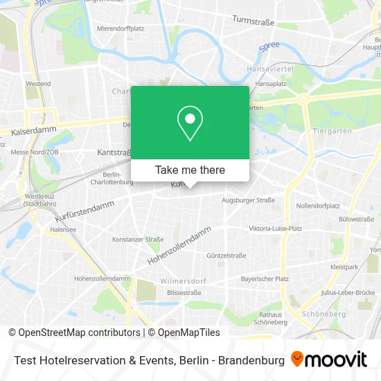 Test Hotelreservation & Events map