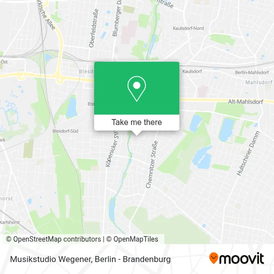 Musikstudio Wegener map