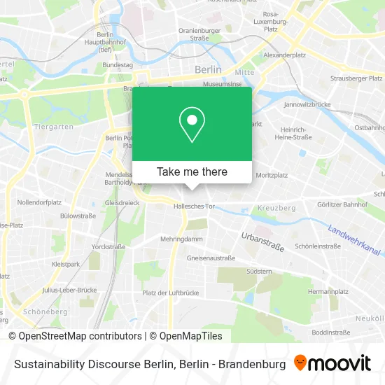 Sustainability Discourse Berlin map