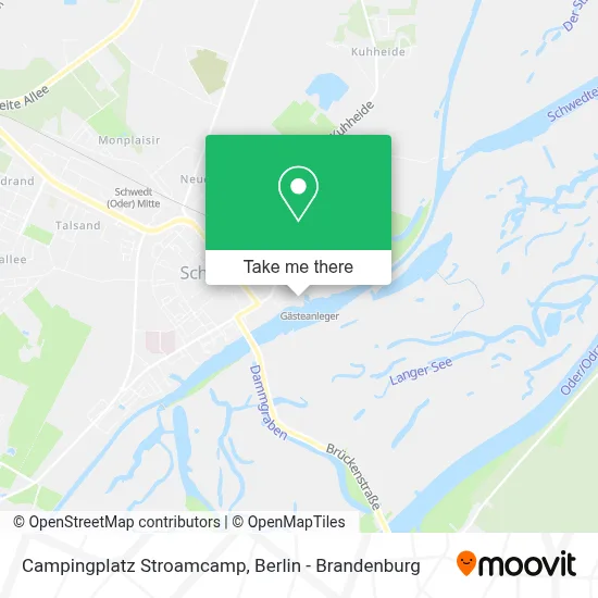 Campingplatz Stroamcamp map