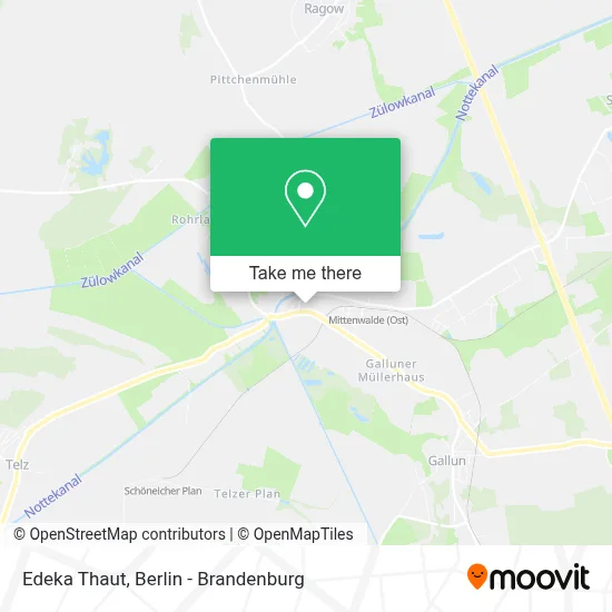 Edeka Thaut map