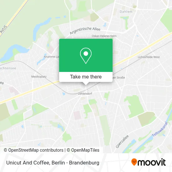 Unicut And Coffee map