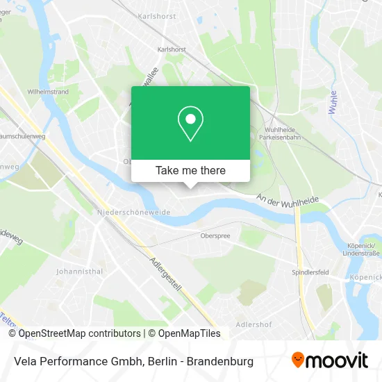 Vela Performance Gmbh map