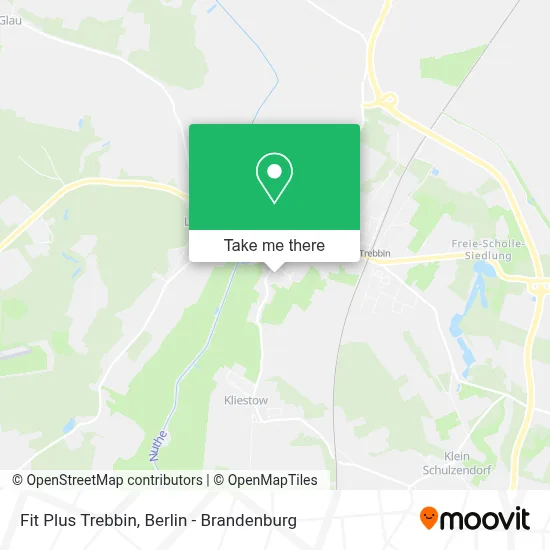 Fit Plus Trebbin map